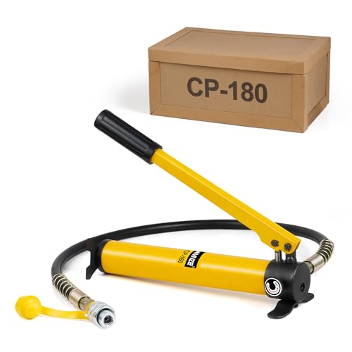 Hydraulic Hand Pump CP-180 High Pressure Portable Manual Hydraulic Pump Hydraulic Lifting Cylinder Jack Pump - size: CP-180 without oil gauge