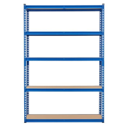Heavy Duty Metal Adjustable Shelving Unit Storage Shelving - size: 48" W x 18" D x 72" H - Blue
