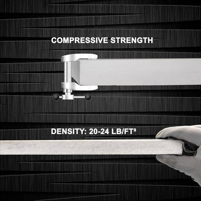 SIMOND STORE 12" x 12" x 0.47" Ceramic Fiber Board, Fireproof Board - size: 0.47" x 12" x 12"