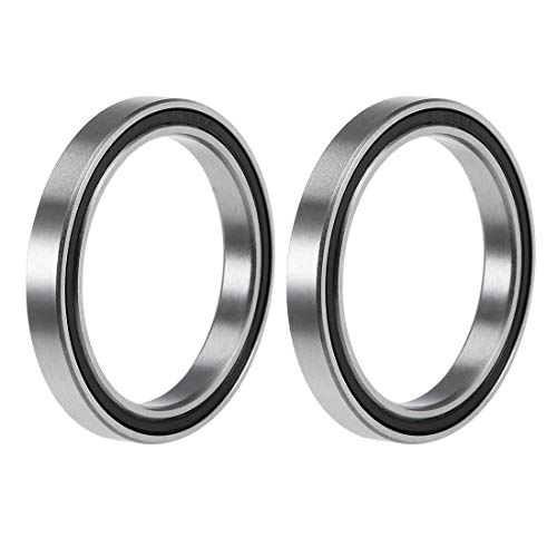 uxcell 6705-2RS Deep Groove Ball Bearings Z2 25mm x 32mm x 4mm Double Sealed Chrome Steel 2pcs - size: 25x32x4mm