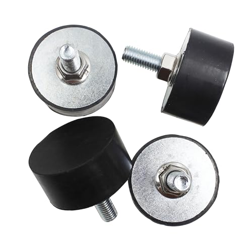 EASYEAH M12 Rubber Vibration Isolator Threaded Stud Shock Absorber - size: VE-M12x37-60x30
