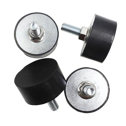 EASYEAH M12 Rubber Vibration Isolator Threaded Stud Shock Absorber - size: VE-M12x37-60x30