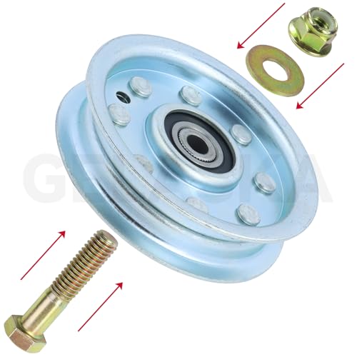 GELASKA 2 Pack 756-0627D 756-0627B Idler Pulley for Cub Cadet LT1045 LT1046 - color: A11 2x756-0627