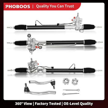 PHOBOOS Hydraulic Power Steering Rack and Pinion Fit for Honda Accord - size: 26-2746/ES800459