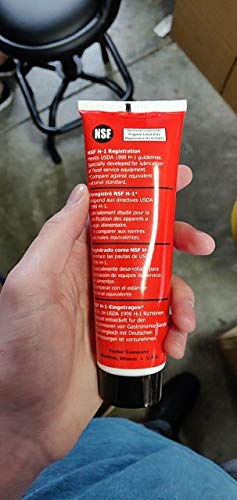Taylor Red High Performance Food Grade Lubricant 4oz - Heat Treatment Soft Serve Machine Lube - NSF H1 Certified Sanitary Lubricant - Heavy Duty Grease by FryOilSaver Co. (Pack of 2) - size: Red Lube - 2 Pack