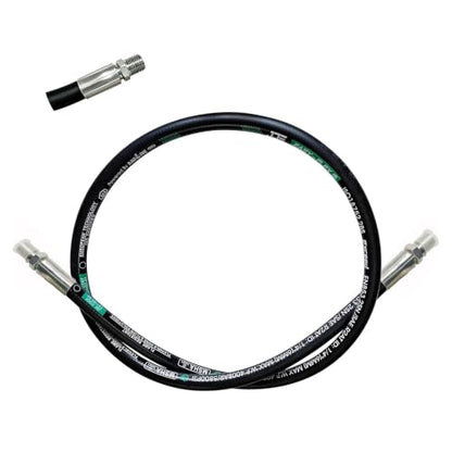 LingCheng 15611-12-12-72 Hydraulic Hose 3/4" Hydraulic Hose with Male NPT X Male NPT, 72" Long, 3118 PSI - size: 15611-12-12-72-lc