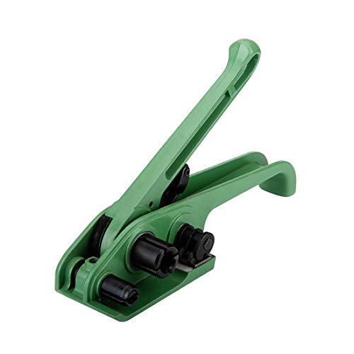 MYFAMIREA Heavy Duty Poly Strapping Tensioner and Cutter Manual Banding Tools Windlass for 1/2" -3/4" Width Polyester Polyproplyn Strap (Jungle Green) - style: Tensioner-Jungle Green