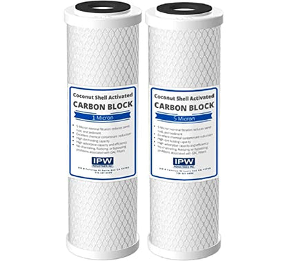 IPW Carbon Block Filters Coconut Shell RB-FXSVC, 2-Pack