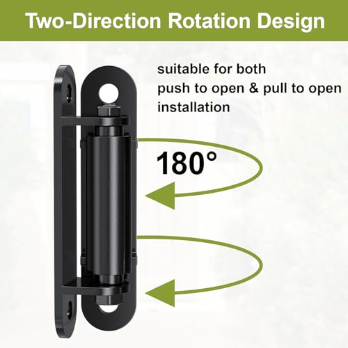 Heavy Duty Gate Hinger 7” Silent Bearing Gate Hinges - color: as picture