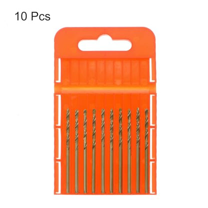 HARFINGTON 10pcs Cobalt Jobber Drill Bits 2mm / 0.079" M35 High Speed Steel HSS Twist Drilling Bit Tool for Stainless Steel Copper Wood Plastic and Other Hard Materials - size: 2mm