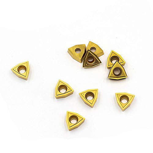 OSCARBIDE Carbide Inserts WCMT050304/WCMT2.52 Turning Inserts 10Pcs