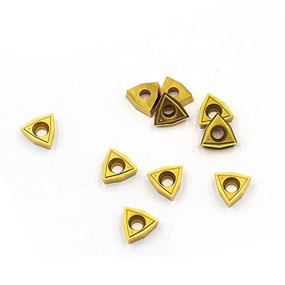 OSCARBIDE Carbide Inserts WCMT050304/WCMT2.52 Turning Inserts 10Pcs