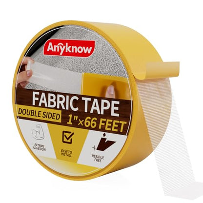 Heavy Duty Double Sided Mounting Tape 1 inch x 66 Ft - size: 1 Inch x 66FT