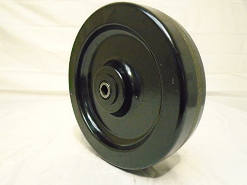 8"x2" Phenolic Caster Wheel with Roller Bearing & Free 1/2" Bushing, Support 1,250 lbs, Perfect for Industrial & Institutional Industries, DYI Projects