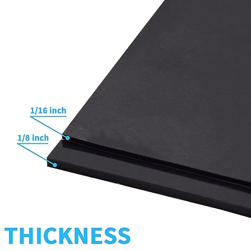 Self Adhesive Solid Silicone Rubber Sheet 12 x 12 Inch, 1/16 Inch Thick Grade 65A, for DIY Gaskets, Pads, Seals, Crafts, Flooring, Cushioning Anti-Vibration, Anti-Slip