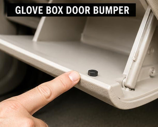 1/8" Hole Pull-Thru Rubber Bumpers 5/16" OD Panel & Glove Box Stops 15 Pack