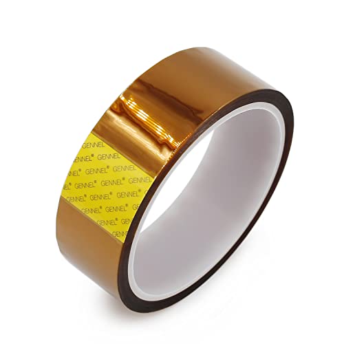 30mm x 33M (1.2" x 108ft) High Temperature Resistant Polyimide Tape - size: 30mm