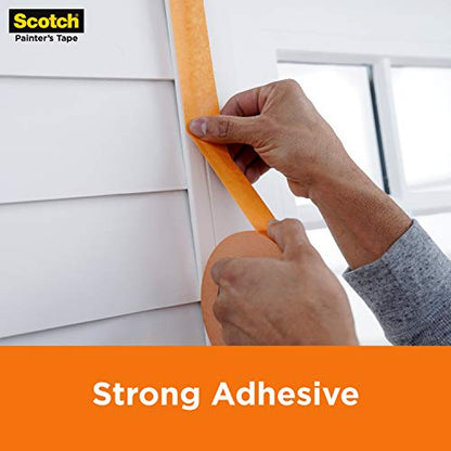 Scotch Heavy Duty Painter's Tape, 0.94 in x 60.1 yd, for Use On Vinyl, Carpet, Metal, & Plastic, Indoor & Outdoor Masking Tape, Bonds Aggressively, 3-Day Clean Removal, 1 Roll (2020+-24AP) - size: 0.94" Width, style: 1 Roll