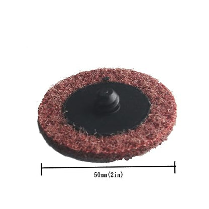 20 Pcs 2'' Surface Conditioning Discs,Roll Lock Quick Change Sanding Discs Medium Deburring Wheel for Die Grinder or Rotary Tool(Red: 120#-150#) - style: 2'' Red Sanding Discs(120#-150#)