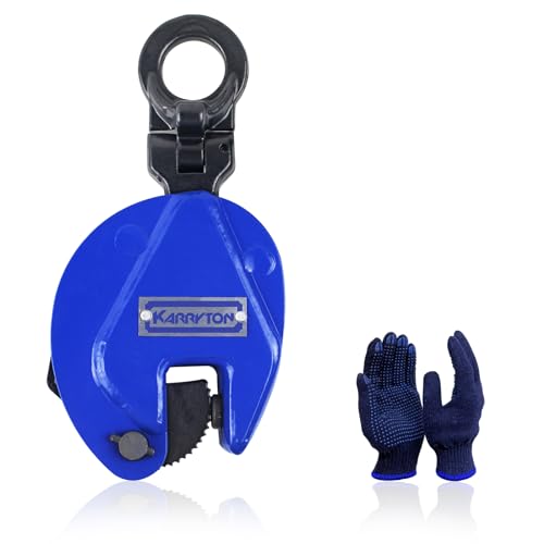 0.8Ton/1760LB Vertical Lifting Plate Clamp, Jaw Opening 0.6IN - style: 0.8T