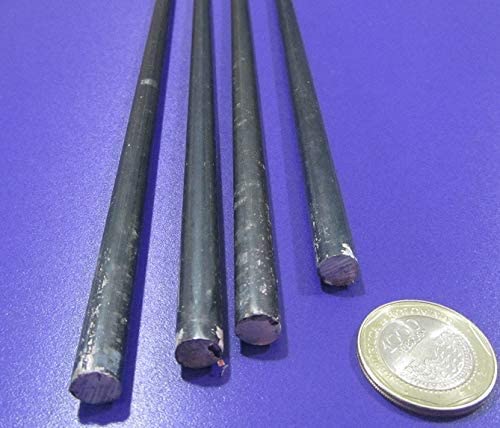 1144 Carbon Steel Round Rod .375" Diameter x 6 Foot Length 4 Pieces 24 Feet Total