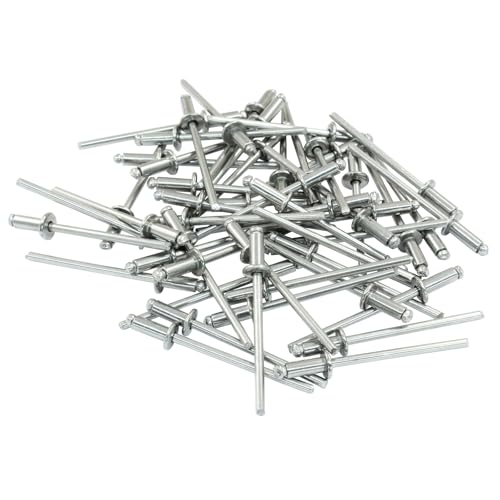 Stainless Steel Blind Rivet 1/8" x 5/16", 50 Pcs - size: 1/8" x 5/16"