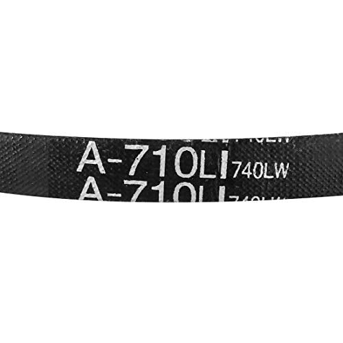 uxcell A710 V-Belts 710mm Inner Girth 13mm Top Width 8mm Thickness A-Section Rubber Drive Transmission Belt for Washing Machine - size: 710mm
