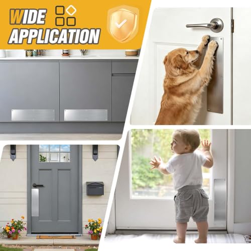 12" Door Push Plate Stainless Steel for Bottom,Exterior,Front Door - size: 12'' Push Plate