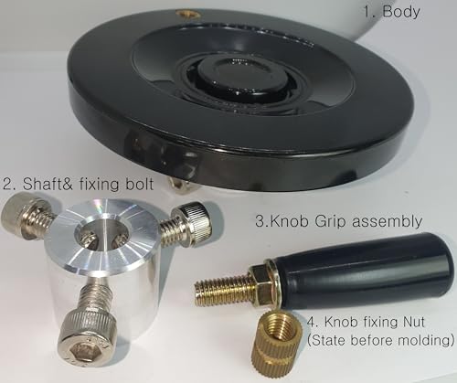 5" Ultimate Handwheel Fits 1/2" Shaft or Smaller - Table Saw, Lathe & More - size: 5" X 1/2"