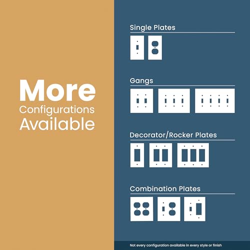 Franklin Brass Classic Architecture (1-Pack) Decorative Light Switch Cover Pure White 2-Gang Wall Plate Double Toggle Plate Covers Electrical Outlet Guard W35244-PW-C - size: 1 Count (Pack of 1), style: Switch