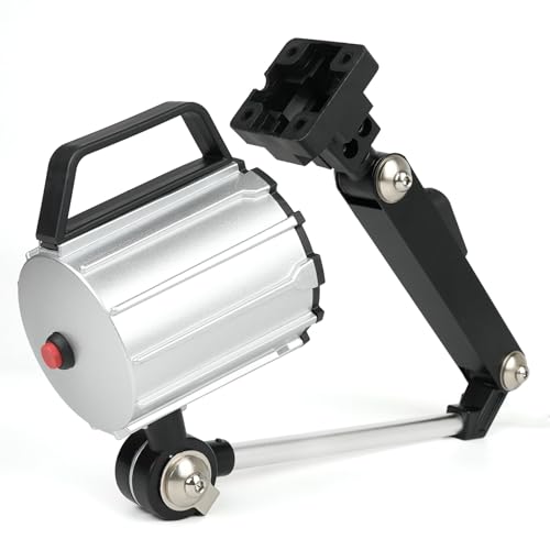 New Led Wood Lathe Light, 20W Machine Lamp, 2000 Lumens Flexible Work Light for Wood Lathe, Drill Press, 110-220v - size: 20w robot arm light