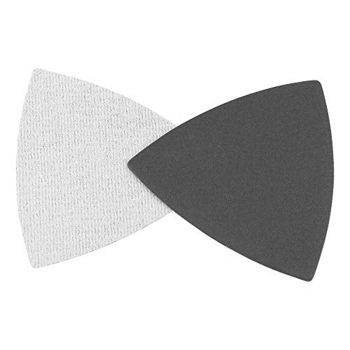 uxcell Triangular Sandpaper Hook and Loop Fit 3-1/2" 400 Grit 8pcs - size: 400 Grit