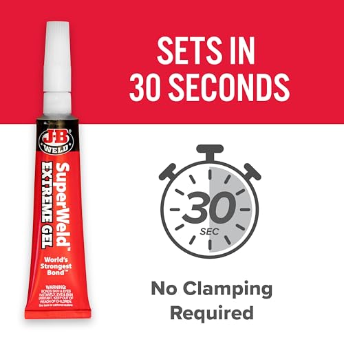 J-B Weld SuperWeld Extreme Superglue - 15g - size: 15g Gel - 1 Pack