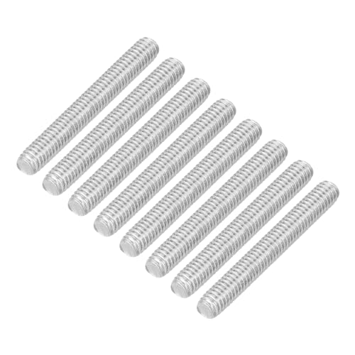 uxcell 16Pcs Fully Threaded Rod, M4 x 30mm 304 Stainless Steel Right Hand Thread Bar Studs M4-0.7 Thread Pitch for Furniture Machinery Assembly - size: M4 x 30mm