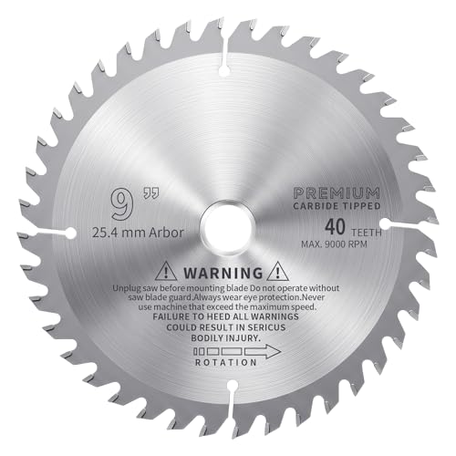 TCT Circular Saw Blade, 9 Inch, 40T - size: 9 inch 40 Tooth