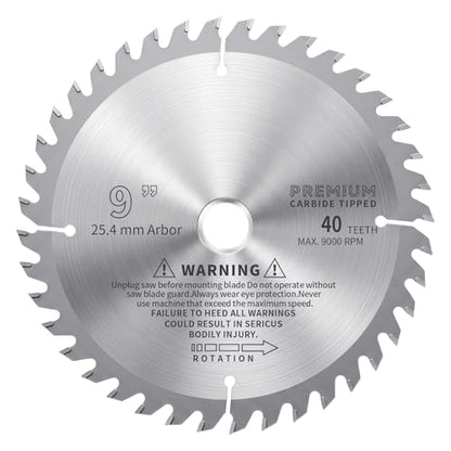 TCT Circular Saw Blade, 9 Inch, 40T - size: 9 inch 40 Tooth