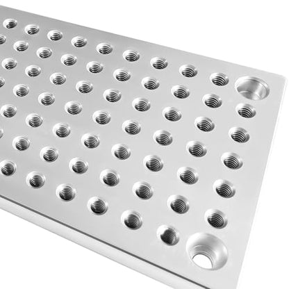 4" x 16" x 1/2" MIC7 Aluminum Fixture/Sacrificial Plate, Mini Pallet
