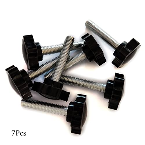 M10 x 50mm Thread Clamping Knob, Thumb Screw, Star Hand Knob Tightening Screw Knob for Machinery, 7Pcs - size: M10 x 50mm