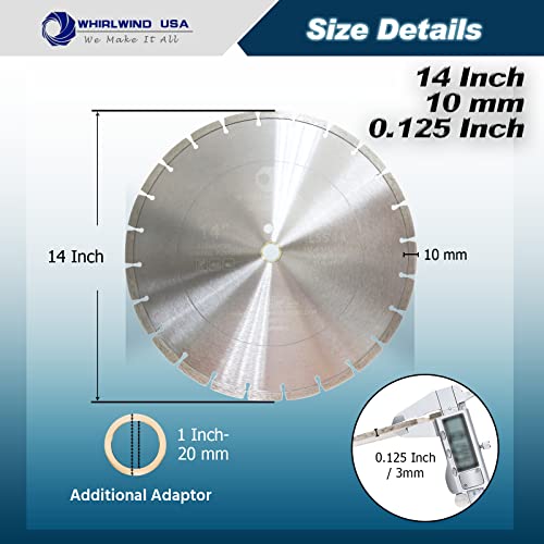 14 Inch Diamond Saw Blade 10pcs,General Purpose Segmented - size: 14" LSS 10PCS