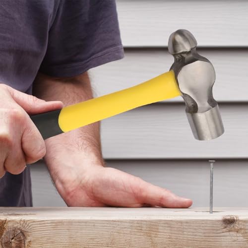 3 Pack 24 ounce Ball Pain Hammer, metal Ball Peen Hammer with soft anti slip handles, perfect for maintenance, use, camping - size: 3 Pack 24 oz