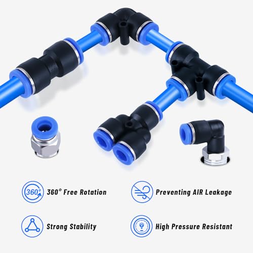 53 Pcs Quick Connect Air Hose Fittings Kit - size: 53PCS