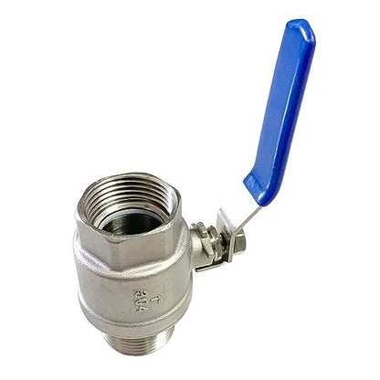 1" Male to Female Thread Full Port Ball Valves NPT 304 Stainless Steel for Water Oil Gas WOG1000 - size: 1 Inch