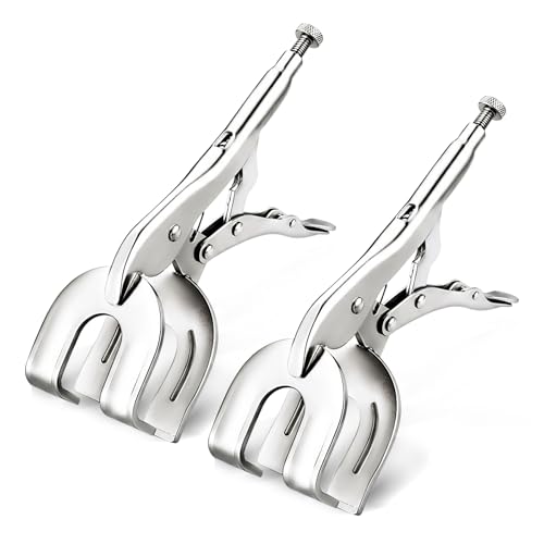 NYXOVA 10" Locking Pliers Set, 2 Pack Metal Welding Clamp