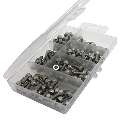 Fullerkreg M3 x 6mm Socket Head Cap Screws, Quantity 100 - size: M3 x 6mm