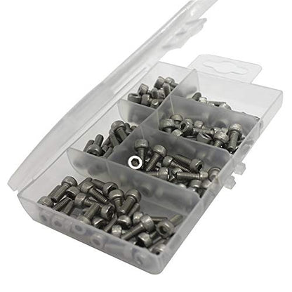 Fullerkreg M3 x 6mm Socket Head Cap Screws, Quantity 100 - size: M3 x 6mm