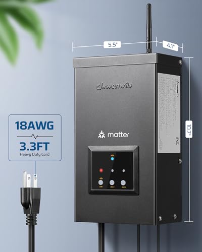 DEWENWILS 300W Matter Landscape Lighting Transformer, 3 Zones - style: matter 300W
