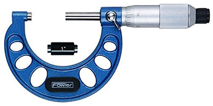 Fowler 52-240-002-1, Outside Inch Micrometer with 1-2" Measuring Range - size: 1-2 inches, style: Friction With Standard
