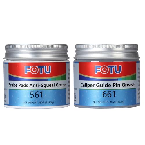 FOTU 661+561 Brake Quiet Grease Set,Maintenance for Caliper & Brake Pad - color: 661 Brake Pin Grease + 561 Brake Pads Grease