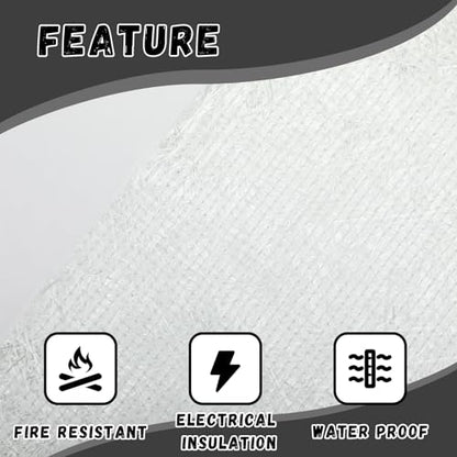 1708 Fiberglass Cloth Roll 6" Wide by 360" Mat Material Roll with 3 Roller Tools Kit Fiberglass Filler Sheet for Boat Tub Shower Repair - size: 6" X 360"