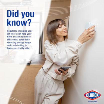 Clorox 14x14x1 Air Filter, MERV 8 Pleated HVAC AC Furnace Air Filters for Lint, Dust and Pollen, MPR 600 & FPR 5 – Pack of 4 - style: MERV 8 Standard